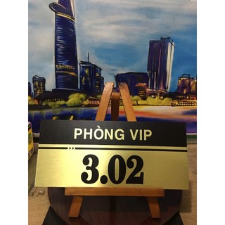 Bảng Phòng Vip, Phòng ban, Phòng chức danh chất liệu ALu kích thước 14x32cm, Thiết Kế Miễn Phí Qua Chat