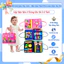 Đồ Chơi Bảng Bận Rộn Montessori Cặp Sách Vải Dạ 4 Trang Cho Bé Trai, Gái 3-6 Tuổi Thông Minh