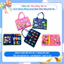 Đồ Chơi Bảng Bận Rộn Montessori Cặp Sách Vải Dạ 4 Trang Cho Bé Trai, Gái 3-6 Tuổi Thông Minh
