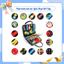 Đồ Chơi Bảng Bận Rộn Montessori Cặp Sách Vải Dạ 4 Trang Cho Bé Trai, Gái 3-6 Tuổi Thông Minh