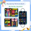 Đồ Chơi Bảng Bận Rộn Montessori Cặp Sách Vải Dạ 4 Trang Cho Bé Trai, Gái 3-6 Tuổi Thông Minh