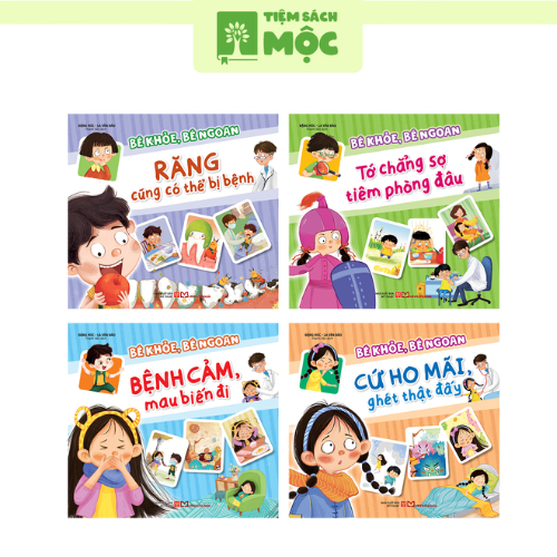 Sách: Bé Khỏe, Bé Ngoan (Lẻ - 4 Cuốn)