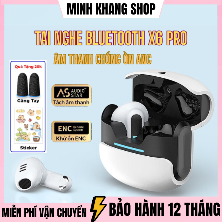Tai Nghe Bluetooth 5.3 HiFi Không Dây Mini X6 / F9 / M10 / M100 PRO ...
