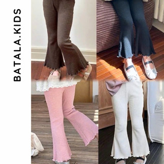 Quần ống loe bé gái Batala Kids, QUẦN LOE BÉ GÁI 8 MÀU CHẤT THUN GÂN cho bé từ 9-25kg