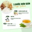 Trà khử ẩm, trà thảo mộc tiêu ẩm, set mix sẵn 4 vị: Hoàng kỳ, bạch linh, sơn tra, trần bì