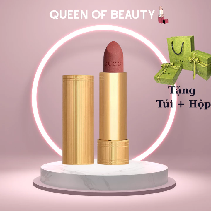 Son Gucci Matte 3.5g-son lì Rouge à Lèvres Voile Mat Lipstick-son thỏi lì