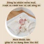 Gối đầu cho bé, gối khổ dài Monona , bảo vệ cột sống bé,ruột tháo rời dễ vệ sinh