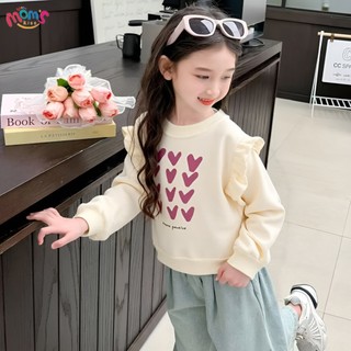 áO DàI Cho Bé GáI ÁO DàI Tay Cho Bé GáI HọA TiếT TráI Tim Dễ ThươNg DàNh Cho Trẻ Em áO Bé GáI