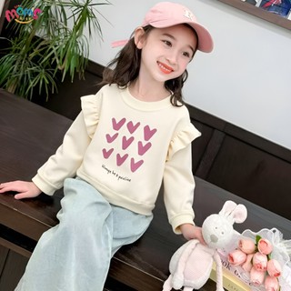 áO DàI Cho Bé GáI ÁO DàI Tay Cho Bé GáI HọA TiếT TráI Tim Dễ ThươNg DàNh Cho Trẻ Em áO Bé GáI