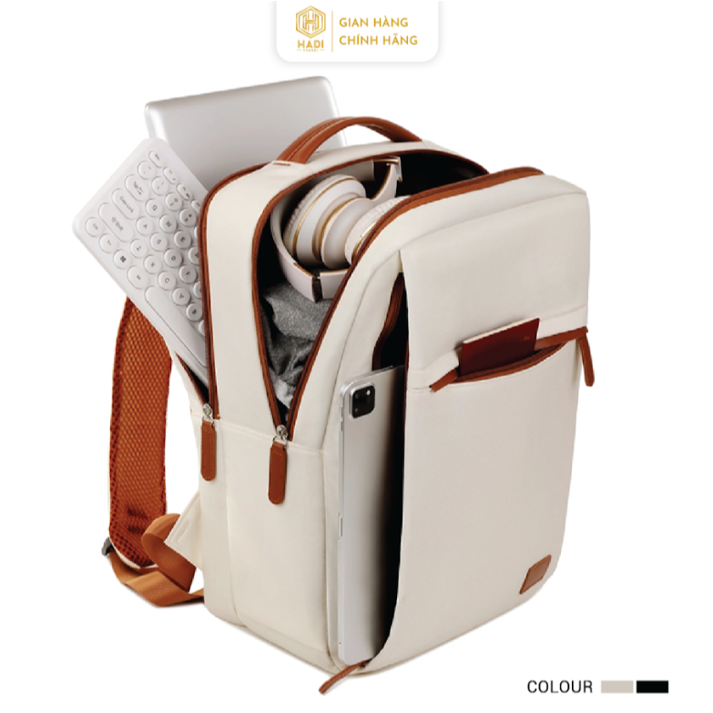 Balo du lịch Balo đựng laptop đa năng vải oxford chống thấm nước chống sốc B61 - Bag