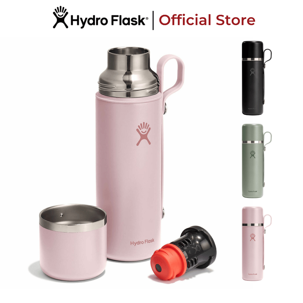 Bình thuỷ giữ nhiệt 828ml Hydro Flask (28 oz) đựng nước nóng, nắp làm ly tiện lợi, chính hãng -FLC28