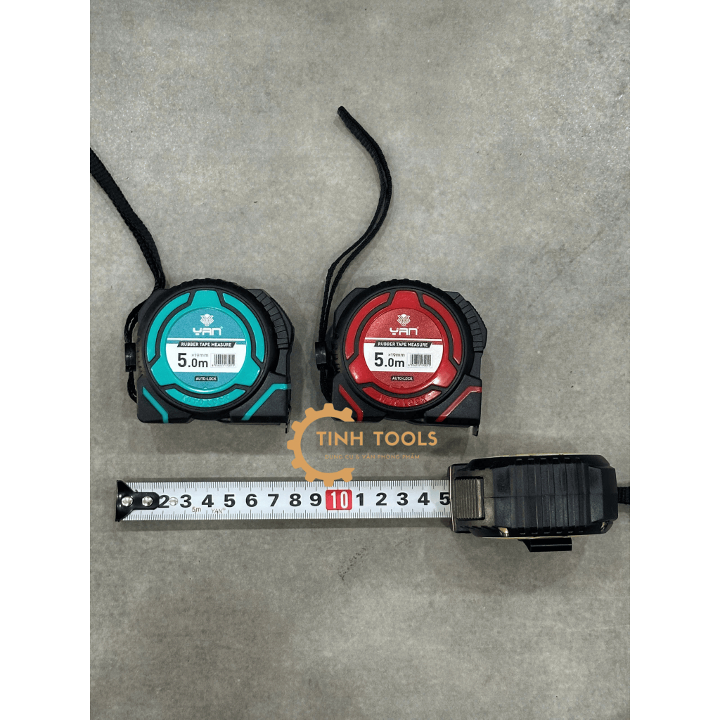 Thước Kéo | Thước Cuộn Yan Cao Cấp Bọc Nhựa Có Chế Độ Autolock Tự Hãm Đủ Size 3m - 5m - 7.5mm - 10m