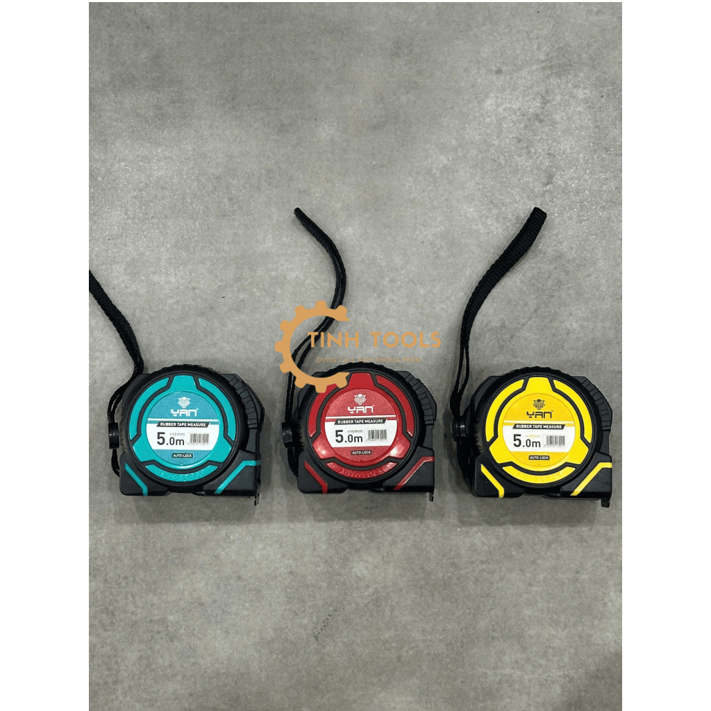 Thước Kéo | Thước Cuộn Yan Cao Cấp Bọc Nhựa Có Chế Độ Autolock Tự Hãm Đủ Size 3m - 5m - 7.5mm - 10m