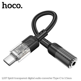 Bộ chuyển đổi âm thanh Hoco LS37 Spirit TypeC sang 3.5 (Đen)