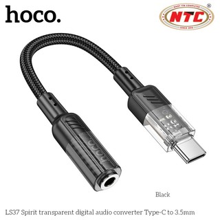 Bộ chuyển đổi âm thanh Hoco LS37 Spirit TypeC sang 3.5 (Đen)