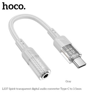 Bộ chuyển đổi âm thanh Hoco LS37 Spirit TypeC sang 3.5 (Đen)