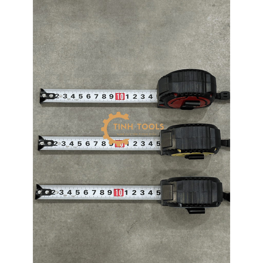 Thước Kéo | Thước Cuộn Yan Cao Cấp Bọc Nhựa Có Chế Độ Autolock Tự Hãm Đủ Size 3m - 5m - 7.5mm - 10m