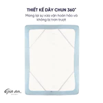 [Hỏa tốc] Bộ ga giường 3 món lụa Tencel 60s GIA AN HOME DECOR size 2mx2m và 2m2x2m gồm 1 drap bo chun 2 vỏ gối nằm — ảnh 4