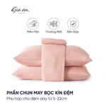 [Hỏa tốc] Bộ ga giường 3 món lụa Tencel 60s GIA AN HOME DECOR size 2mx2m và 2m2x2m gồm 1 drap bo chun 2 vỏ gối nằm — ảnh 5