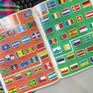Sách - Atlas Sticker Các Lá Cờ/ Các Động Vật Trên Thế Giới - ndbooks