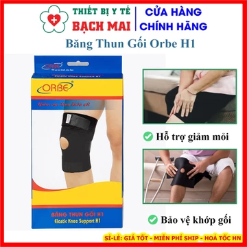 Băng Thun Gối Orbe H1 – Hỗ Trợ Bảo Vệ Khớp Gối, Co Giãn Tốt, Thoáng Khí, Phù Hợp Thể Thao Và Vận Động