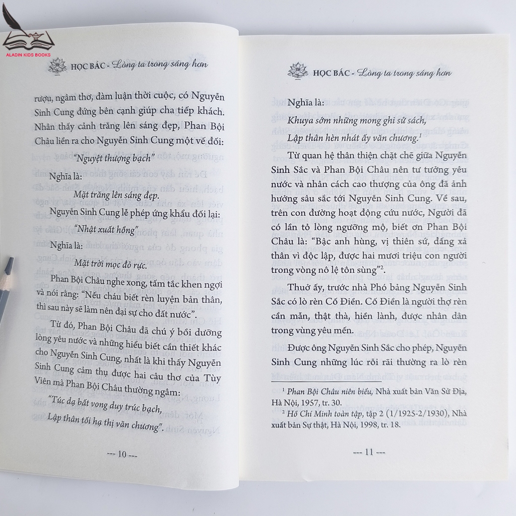 Sách- Học Bác Lòng Ta Trong Sáng Hơn