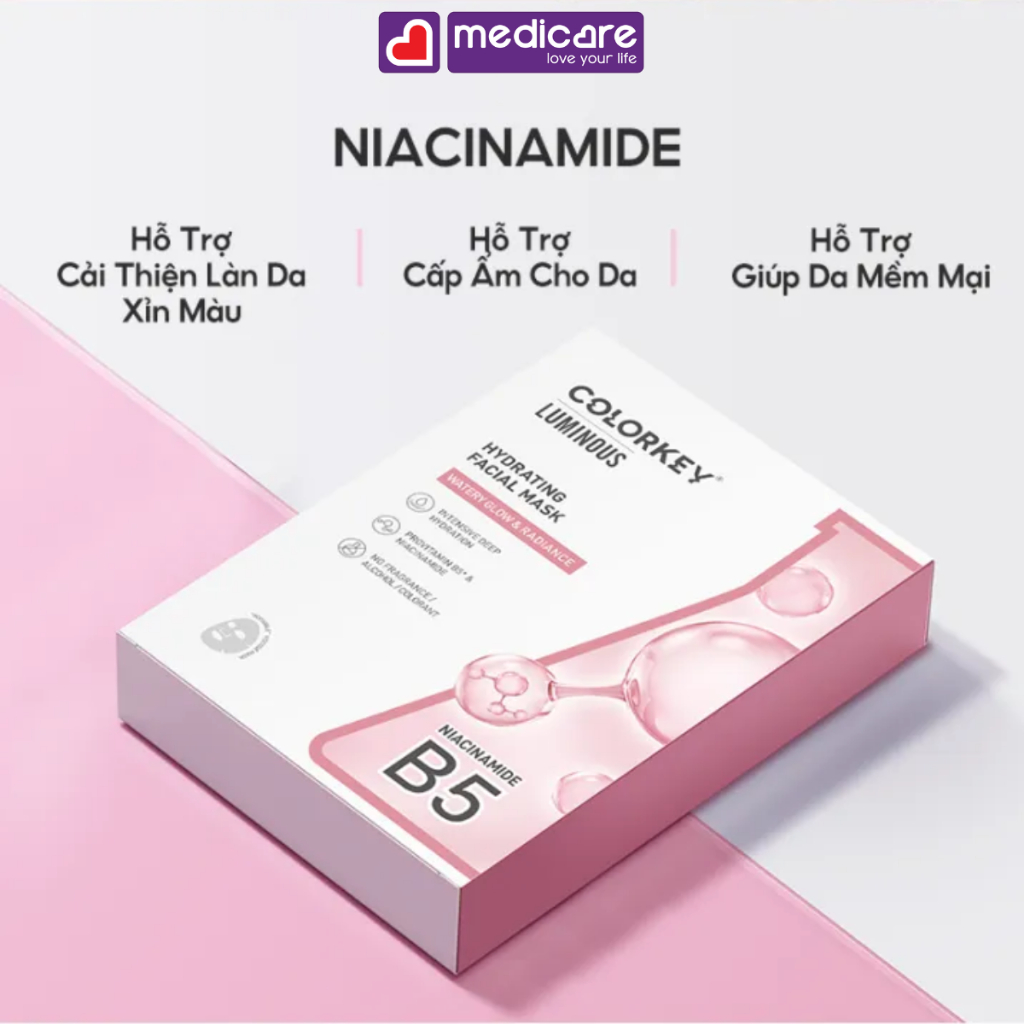Mặt nạ COLORKEY facial mask 10 gói