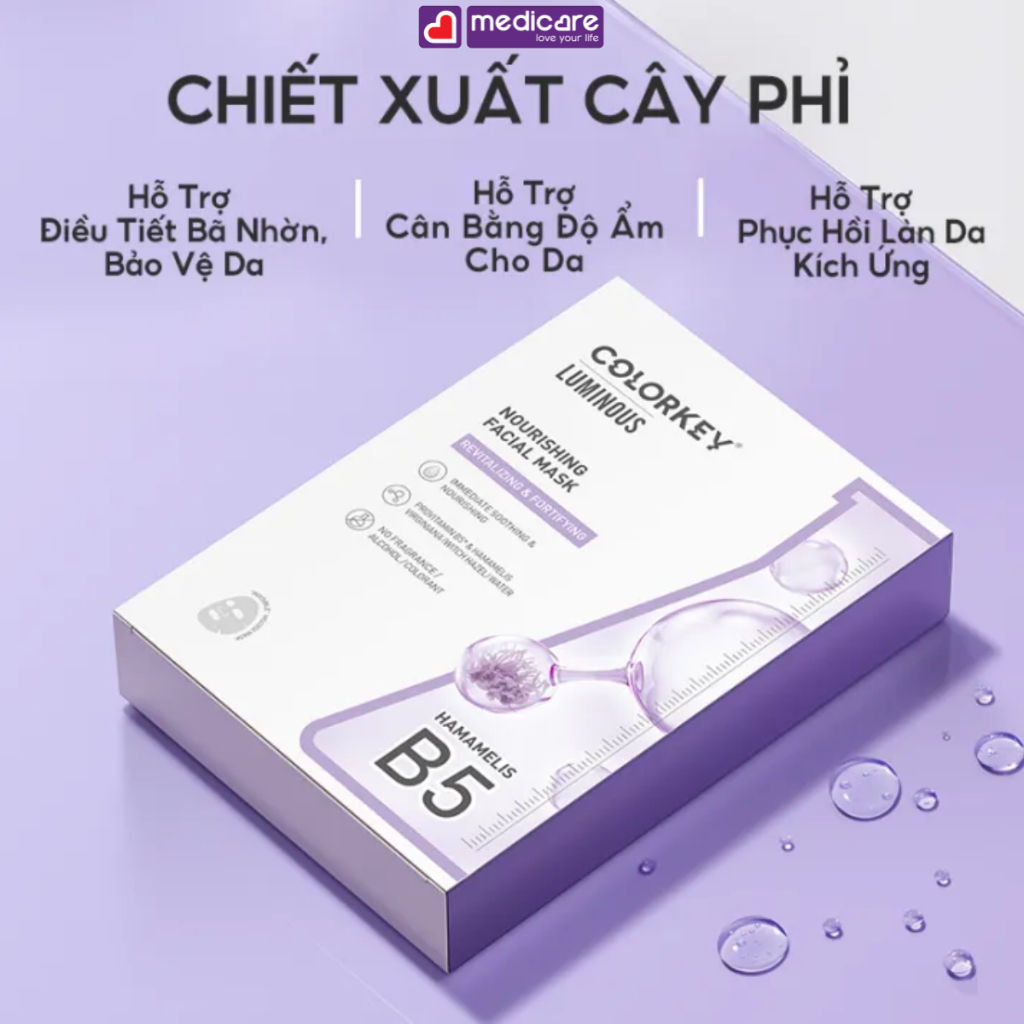 Mặt nạ COLORKEY facial mask 10 gói