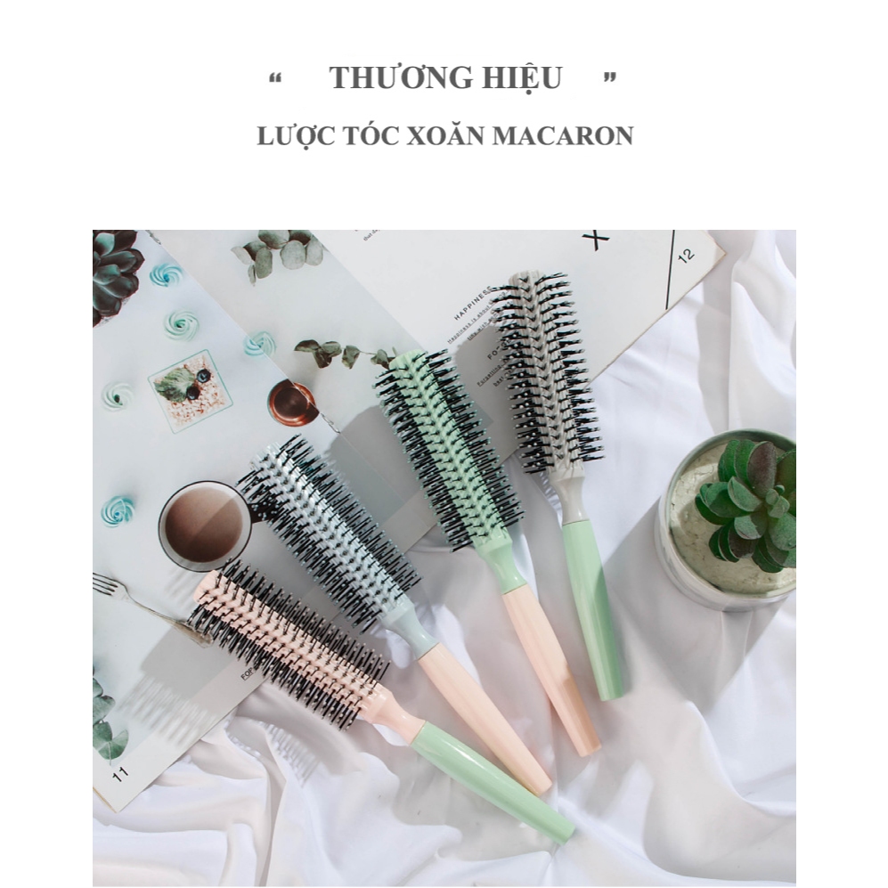Lược Tròn Tạo Kiểu Tóc Cho Nam Và Nữ Phù Hợp Kiểu Tóc Uốn, Tóc Xoăn, Tạo Độ Phồng