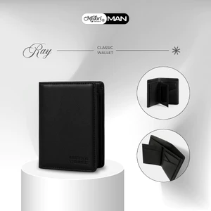 Ví Da PU Đứng RAY Basic Bóp Cầm Tay Unisex Nam Nữ Đựng Tiền Thẻ Nhiều Ngăn | MIDORI FOR MAN