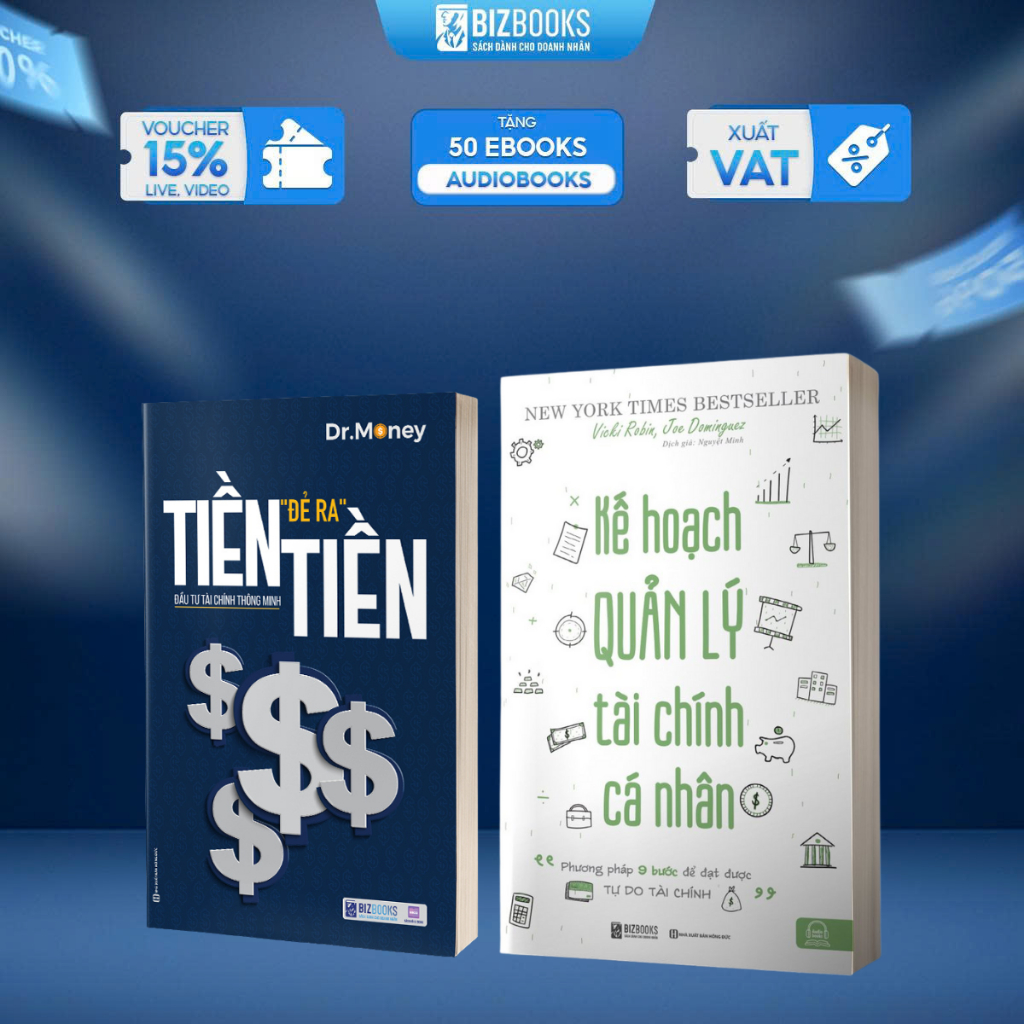 Bộ Sách 2 Cuốn Bí Kíp Quản Lý Tài Chính: Tiền Đẻ Ra Tiền Và Kế Hoạch Quản Lý Tài Chính Cá Nhân - Bizbooks