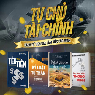Combo 4 Cuốn Làm Giàu & Phát Triển Bản Thân Toàn Diện | Người Giàu Có Nhất Thành Babylon – Kỷ Luật Tự Thân – Tiền Đẻ Ra