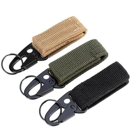 Móc khóa chiến thuật thắt lưng, móc treo balo tam giác dã ngoại, cắm trại, leo núi, đi bộ đường dài M69