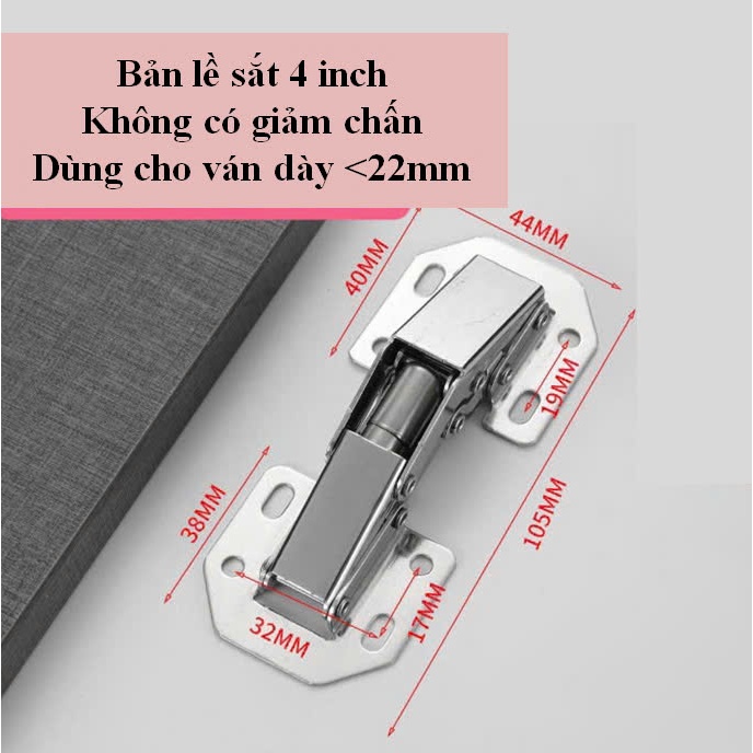 (Combo 10 cái)  Bản Lề Cửa Tủ Không Khoét Lỗ, Bản Lề Giảm Chấn Thủy Lực, Bản Lề Cửa Tủ Thông Minh | BigBuy360 - bigbuy360.vn