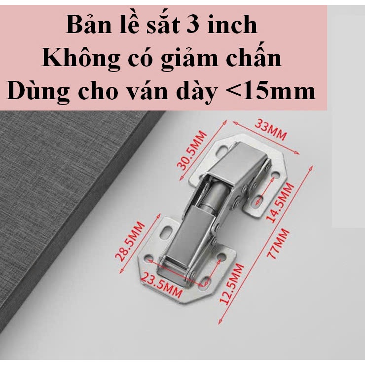 (Combo 10 cái)  Bản Lề Cửa Tủ Không Khoét Lỗ, Bản Lề Giảm Chấn Thủy Lực, Bản Lề Cửa Tủ Thông Minh | BigBuy360 - bigbuy360.vn