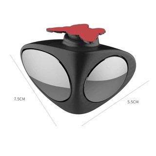 (freeship) Gương cầu lồi ô tô 3R soi bánh xe xóa điểm mù gắn kính chiếu hậu xoay 360 độ