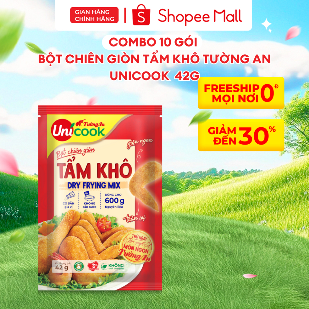 [Quà tặng không bán] Bột Tẩm Khô TA Unicook 42g
