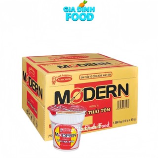 Thùng x24 Ly mì Modern lẩu thái Tôm 65g