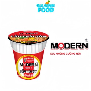 Thùng x24 Ly mì Modern lẩu thái Tôm 65g
