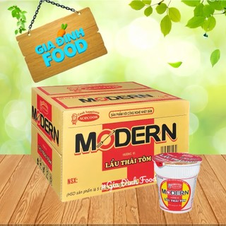 Thùng x24 Ly mì Modern lẩu thái Tôm 65g