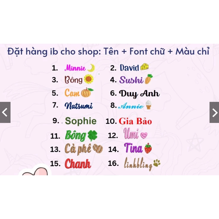 [THÊU TÊN] Khăn Len Dạ Lông Cừu Cao Cấp Thêu Tên Theo Yêu Cầu Khăn Choàng Cổ Quà Tặng Bạn Trai Bạn Gái Rosaria