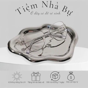 Gọng kính Min Min Bự Store mắt mèo thời trang tiểu thư gọng kim loại công sở - 2056