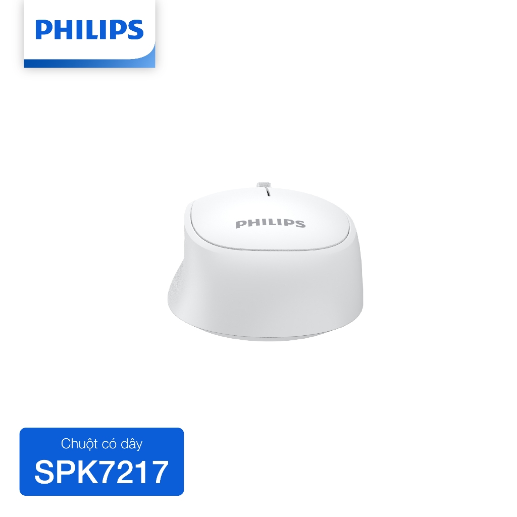 Chuột có dây Philips SPK7217 Chính Hãng – Thiết kế công thái học, dây USB bền, độ nhạy cao