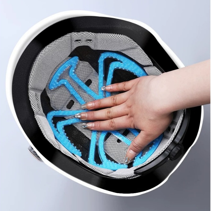 Miếng Lót Mũ Bảo Hiểm Chống Sẹp Tóc Khi Đội Nón Bảo Hiểm, Thoáng Khí Giảm Đổ Mồ Hôi Bết Tóc