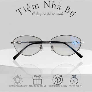 Gọng kính Hàn Quốc mắt mèo đính hạt ngọc xinh xắn 2785
