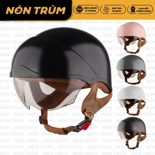 Mũ bảo hiểm 1/2 Royal M38K kính âm màu trà gọn nhẹ size L XL chính hãng