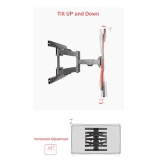 GIÁ TREO TIVI XOAY ĐA NĂNG NB - P6 40 - 80 INCH CHÍNH HÃNG