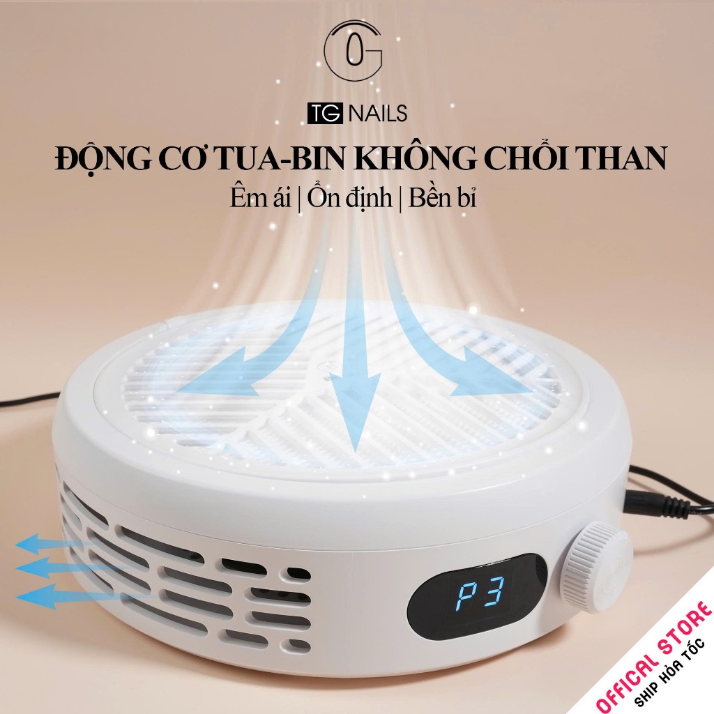 Máy hút bụi móng tay TG NAILS model WL-632 cắm trực tiếp