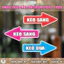 Decal Dán Cửa Kính Kéo Sang - Sticker Chống Nước Dán Cửa Kéo, Cửa Lùa - DCBB014