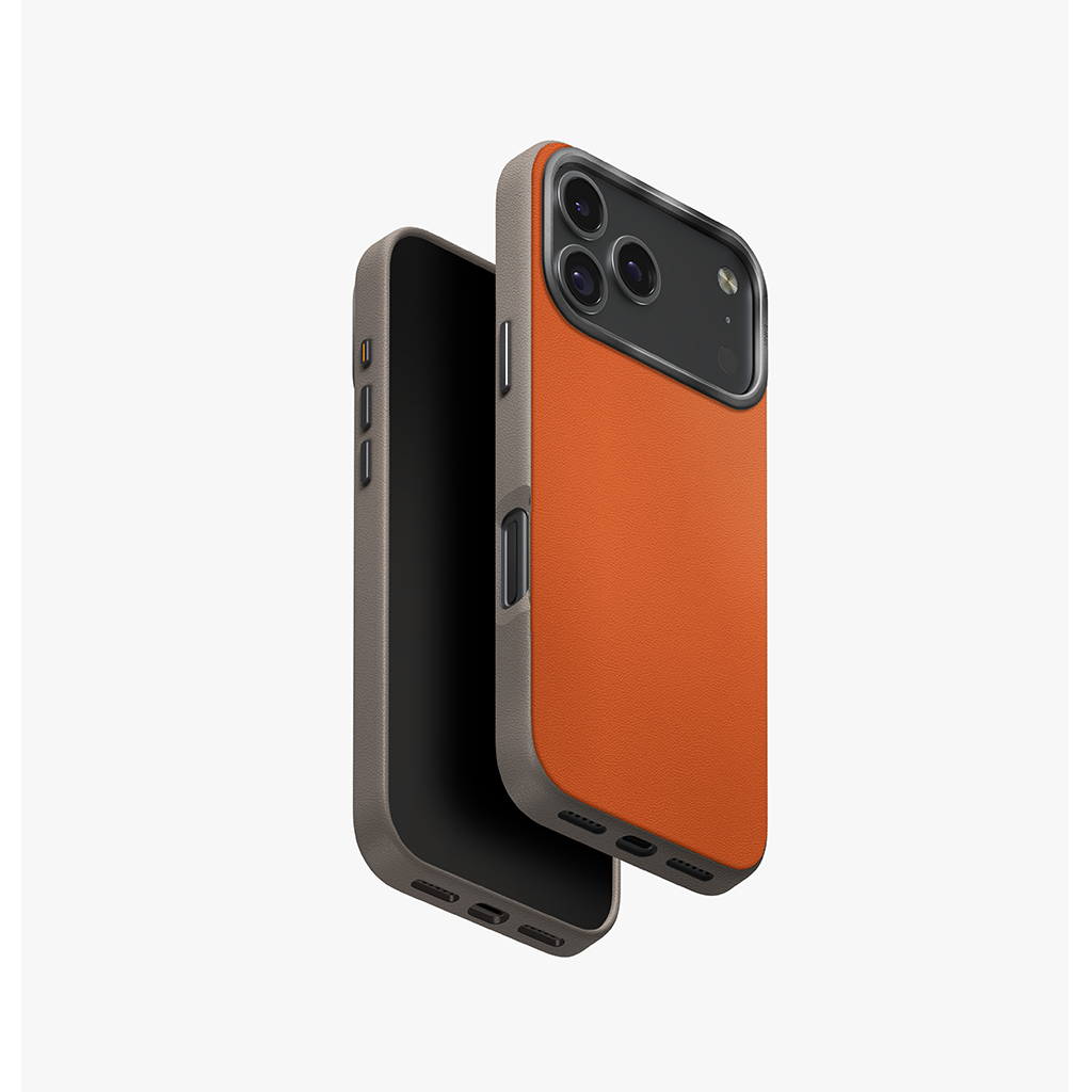 [Chống Sốc] Ốp Da UNIQ LYDEN DS Vegan Leather Tích Hợp Sạc Không Dây Chính Hãng cho iP 17 Pro Max